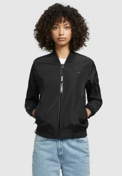 Khujo Stence2 - Chaquetas Bomber - Schwarz