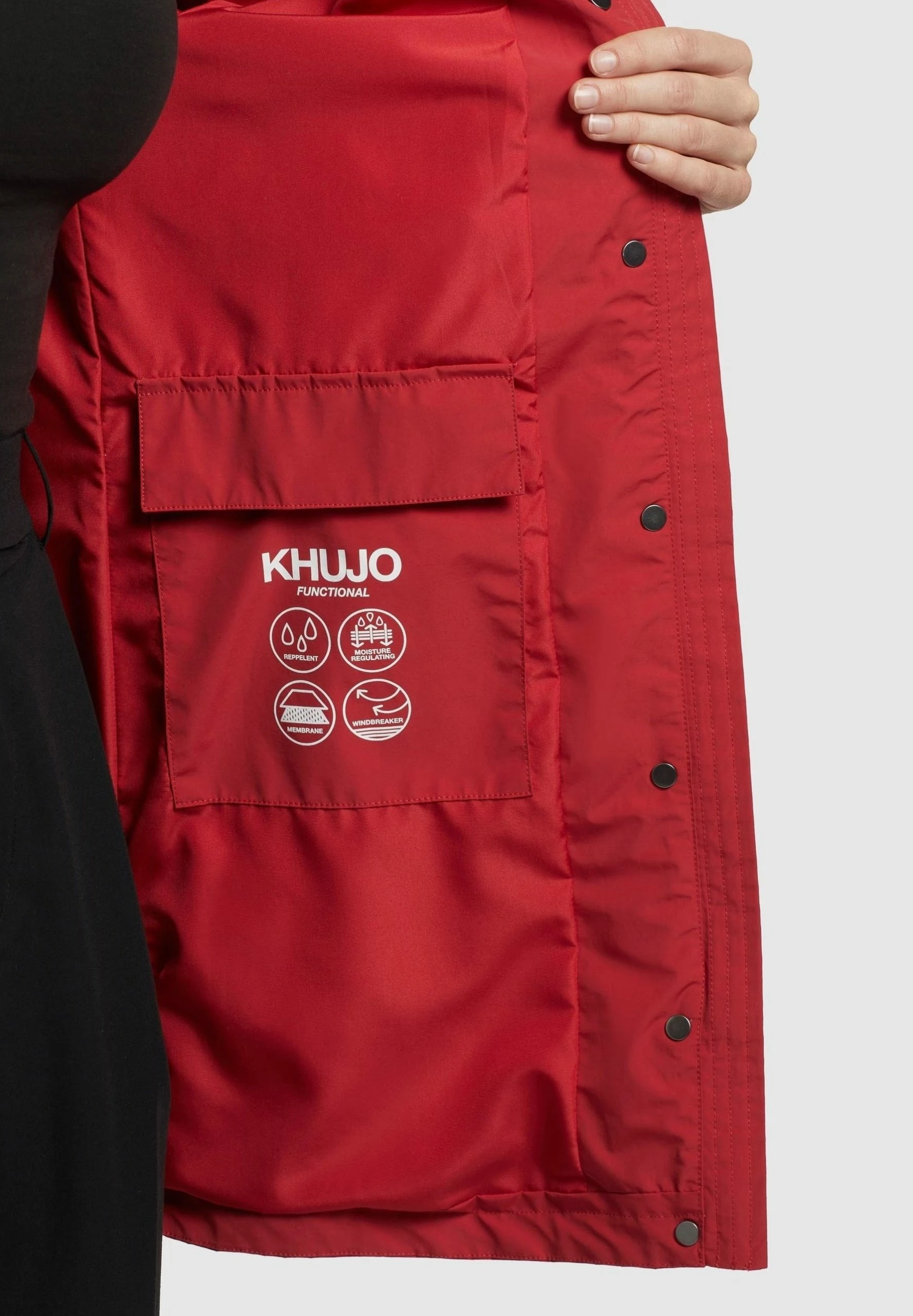 Khujo Jelle - Parka - Rot 7 Khujo Jelle - Parka - Rot - Imagen 7