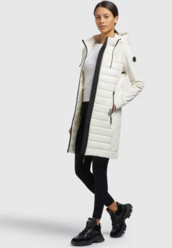 Khujo Ruth Shiny - Abrigo De Invierno - Cremeweiß -Khujo Ventas 6789b09951a94e7086d2c5bfdeed34c1