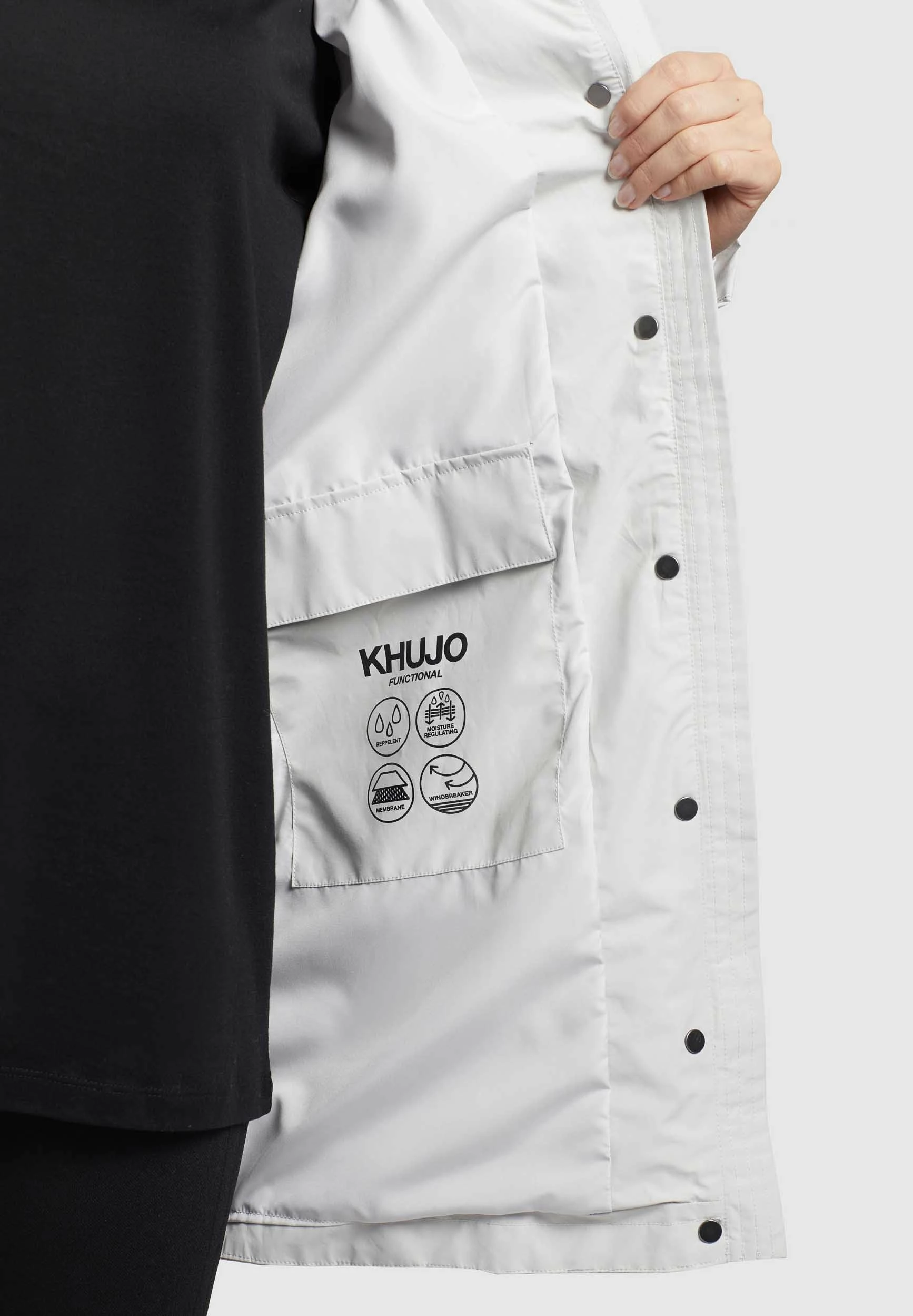 Khujo Jelle - Parka - Hellgrau 7 Khujo Jelle - Parka - Hellgrau - Imagen 7