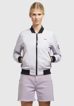 Khujo Stence2 - Chaquetas Bomber - Flieder Hell