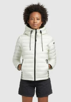 Khujo Lovina4 Shiny - Chaqueta De Entretiempo - Cremeweiß