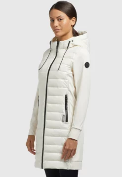 Khujo Ruth Shiny - Abrigo De Invierno - Cremeweiß -Khujo Ventas b9f408968ae54abb89a383a2a0ab5163