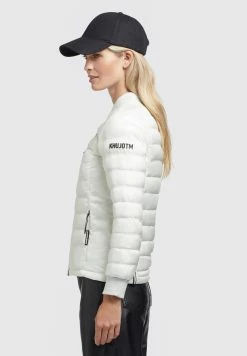 Khujo Maude Shiny - Chaquetas Bomber - Cremeweiß -Khujo Ventas bff0acdcf5ad4716b8196402c0f25b8b scaled