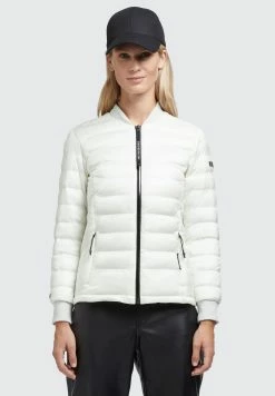 Khujo Maude Shiny - Chaquetas Bomber - Cremeweiß