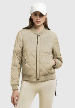 Khujo Leona - Chaquetas Bomber - Beige